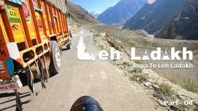 Leh Ladakh Vlog | Manali To Leh Ladakh | bike ride | mumbai - spiti valley- leh | Part - 04