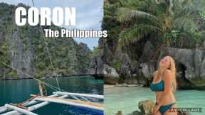 Island hopping and boat tours in CORON! The Philippines part 1🇵🇭