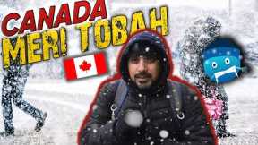 Exploring MONTREAL in full SNOW  🥶 | EP-06 | North America Series