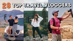 28 TOP TRAVEL VLOGGER channels to follow!