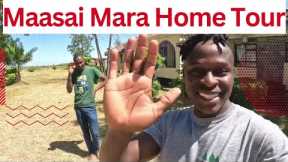 Life in Maasai Mara Africa Kenya. Home Tour where we are Staying