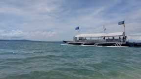island hopping Cebu with Escondido bay boat