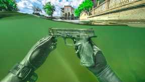 Found Gun in the River! - Scuba Diving (Police NOT Called)