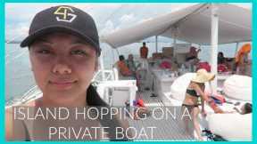 ISLAND HOPPING ON A PRIVATE BOAT IN CEBU, PHILIPPINES | LifeWithGer Travel Vlogs (#131)