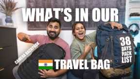 What's in our Travel Bag??  | INDIA TOUR