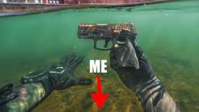 I Found 2 Guns, Handcuffs and More While Scuba Diving! (Police Called)