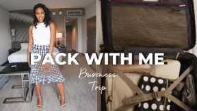 PACK WITH ME | PACKING TIPS FOR BUSINESS TRAVEL | Avia LeVon