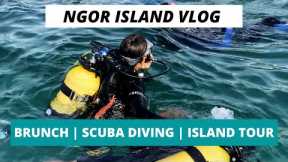 NGOR ISLAND VLOG | BRUNCH, SCUBA DIVING & ISLAND TOUR