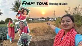 Humne ki Farm tour| my new vlog| travel| vlog| first vlog of 2023| #ASMR vlog| travel with Nisha