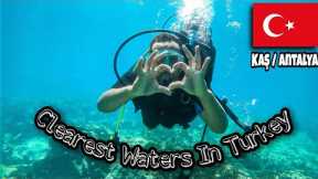 I Tried Scuba Diving in Kaş Antalya! Bluest waters in Turkey 😍