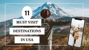 Top 11 Must-Visit Places in the USA for Travelers || A Virtual Tour of America's Best Destinations