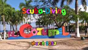 Scuba Diving, Cozumel, March 2023