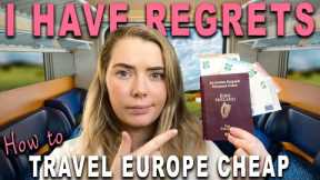 How to travel Europe CHEAP in 2023 (Learn from my mistakes)