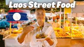 We Tried LAOS STREET FOOD (Vientiane Food Tour) | VLOG #84