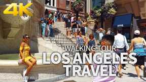 LOS ANGELES TRAVEL - USA, WALKING TOUR (3 HOURS 13 MINUTES), Best Places To Visit in LA, 4K UHD
