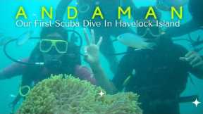 Andaman Vlog - Ep 2 | First Scuba Diving | Havelock Island | Nemo Reef Island | Wanderlust Duo