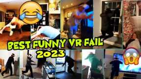 BEST VR FAIL FUNNY 2023 - Virtual Reality Fails Compilation 2023 - Funny Video