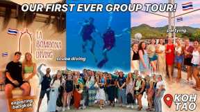 OUR FIRST EVER GROUP TRIP! Scuba Diving, Exploring Koh Tao & Thai Nights Out 🇹🇭