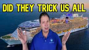 CRUISE NEWS  - DID THE CRUISE LINE PLAY US FOR FOOLS