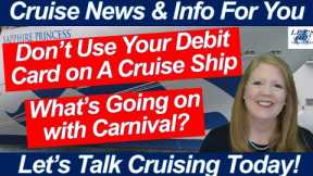CRUISE NEWS! WHAT ABOUT CARNIVAL? HURRICANE LEE IMPACTS CRUISES ONBOARD ACCOUNT CHARGES IN ERROR