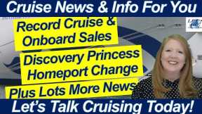 CRUISE NEWS! RCL EARNINGS CALL CELEBRITY ANNOUNCES LOYALTY CHANGES STORMS AFFECTING CRUISES
