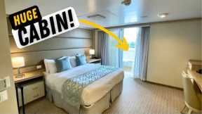 HUGE Cruise Ship Cabin Tour on Princess Cruises (2 min tour)