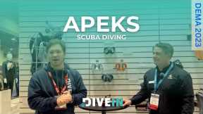 APEKS booth tour, DEMA 2023 - scuba diving