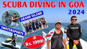 Scuba Diving in Goa 2024 | Grand Island Trip & 5 Watersports Combo | Goa Vlog