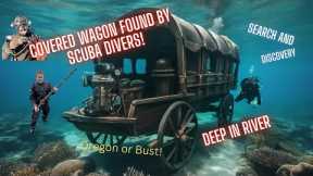 Covered Wagon and Guns Discovered by SCUBA Divers: Deep in River #divingfortreasures  #scubadiving