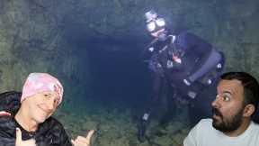 Divers React to Oldest Flooded Mine Exploration Dive by brand new diver