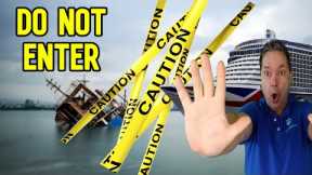 CRUISE NEWS  - SUNKEN SHIP BLOCK CRUISE PORT/NEW 10% TAX