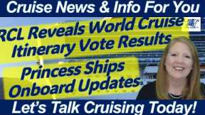 CRUISE NEWS! World Cruise Itinerary Change | Sun Princess Venues Not Ready! Onboard Updates