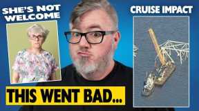 NEW Bridge Collapse Cruise Update, CRUISER NOT WELCOME, NCL Cancels Cruises