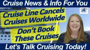 CRUISE NEWS! NCL Cancels Cruises Worldwide | Princess Eclipse Cruise Preview | Ship Due in Baltimore