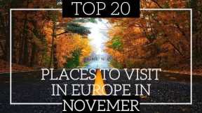 Places to visit in Europe in November | Where to Go in Europe to see the Gorgeous Colors of Fall