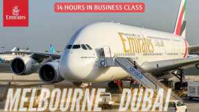 From Australia in Business Class | Melbourne to Dubai | Emirates Business Class | A380 | Trip Report