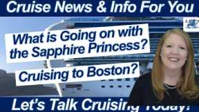 CRUISE NEWS! Sapphire Princess Going to Alaska! Crew Drill Becomes Crew Emergency! Cruise to Boston