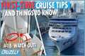 20+ Most Important FIRST-TIME Cruise