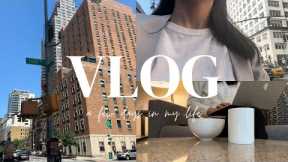Vlog of a corporate girl👩‍💻｜business trip to NY🗽｜new work bag🛍️｜facing some troubles😰
