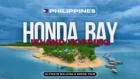 PUERTO PRINCESA 🇵🇭 HONDA BAY ISLAND HOPPING | Ultimate Walking & Drone Tour | 4k60FPS | HDR
