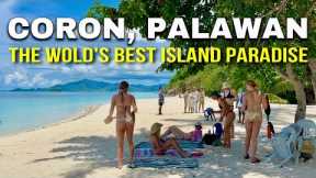 CORON PALAWAN, Philippines: World’s Best Island Paradise! | ISLAND HOPPING Malcapuya Island & More!