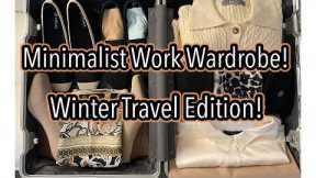 How to Pack Carry On Only For Business Travel! Capsule Wardrobe Packing!