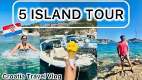 5 Island Tour experience | Croatia Travel Vlog | Speed Boat Horrible Ride | Blue Cave 😍🌊