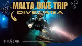 One week DIVING in MALTA 🇲🇹 DiveSAGA trip 2024