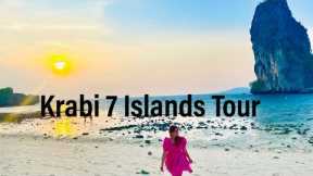 Krabi 7 Islands Sunset Tour with BBQ Dinner and Snorkelling | Krabi Islands Hopping Tour