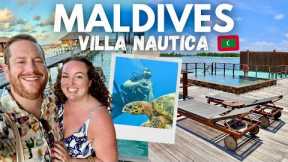 MALDIVES VLOG! 🇲🇻 VILLA NAUTICA 🌊 Luxury Ocean Suite Villa, Scuba Diving & Swimming With Sharks 🦈 🤿