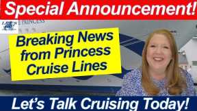 CRUISE NEWS! HUGE Princess Cruises Leadership Announcement! Black Friday Sales Information