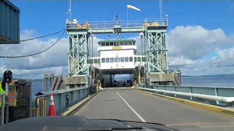 Boarding the Vashon Island Ferry