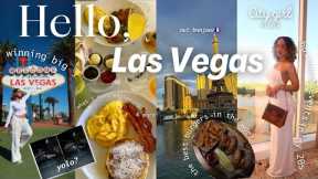 Las Vegas Travel Vlog 🥂✈️ what I eat, business event, facing my fears, & life changing memories