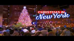 NEW YORK Christmas Eve 🎄 Holiday Season in Manhattan - Walking Tour 4K